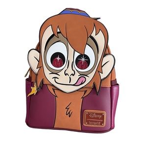 Loungefly Disney Aladdin 30th Anniversary Abu Cosplay Mini Backpack NWT